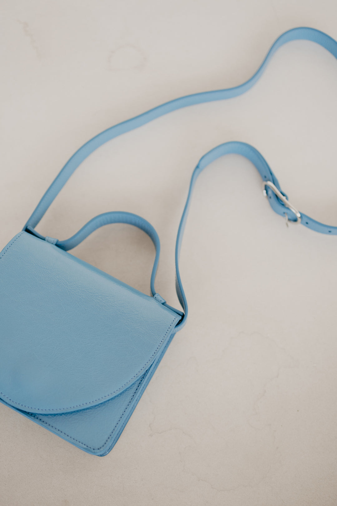 Micro Briefcase | Bleu Ciel Stone