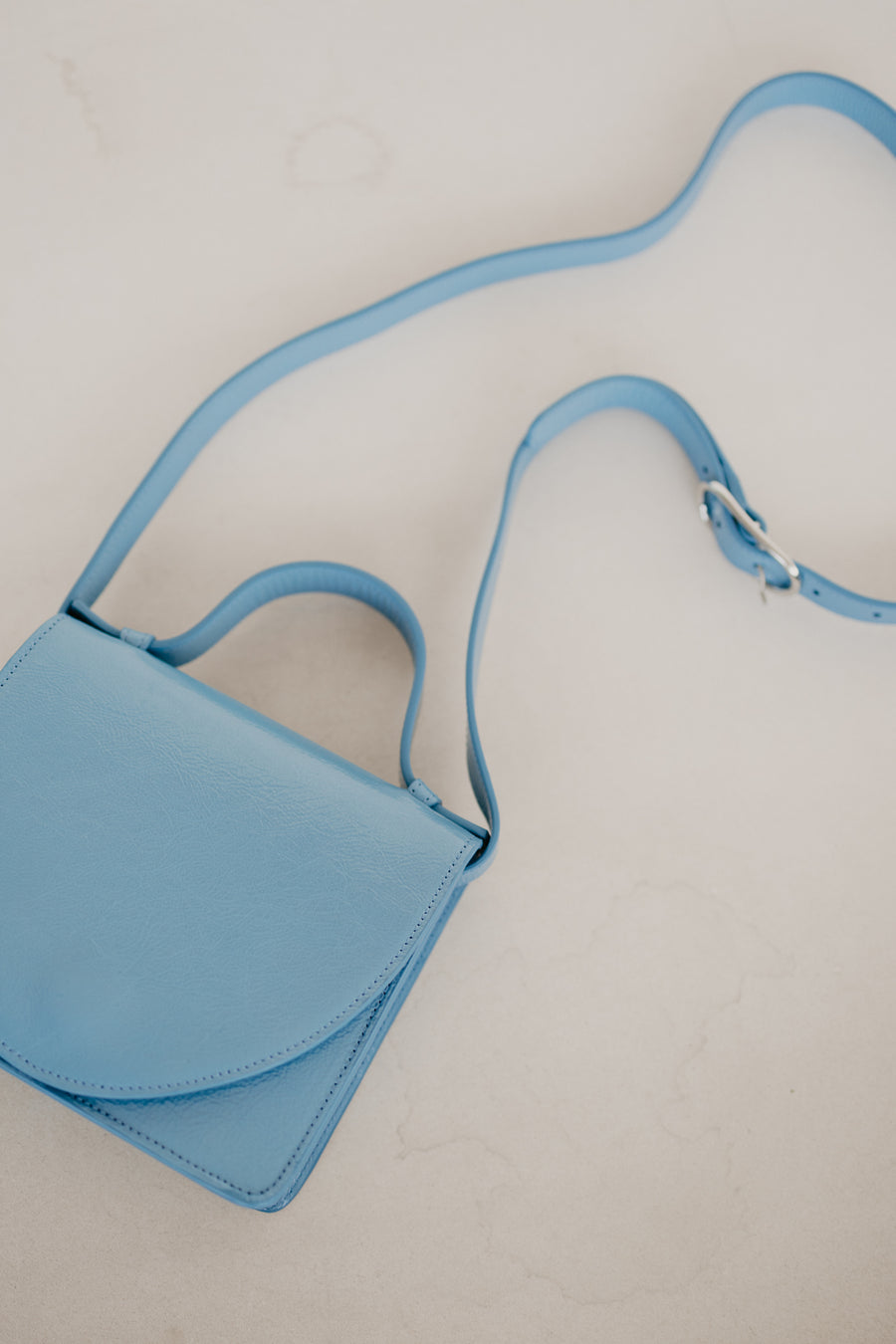 Micro Briefcase | Bleu Ciel Stone