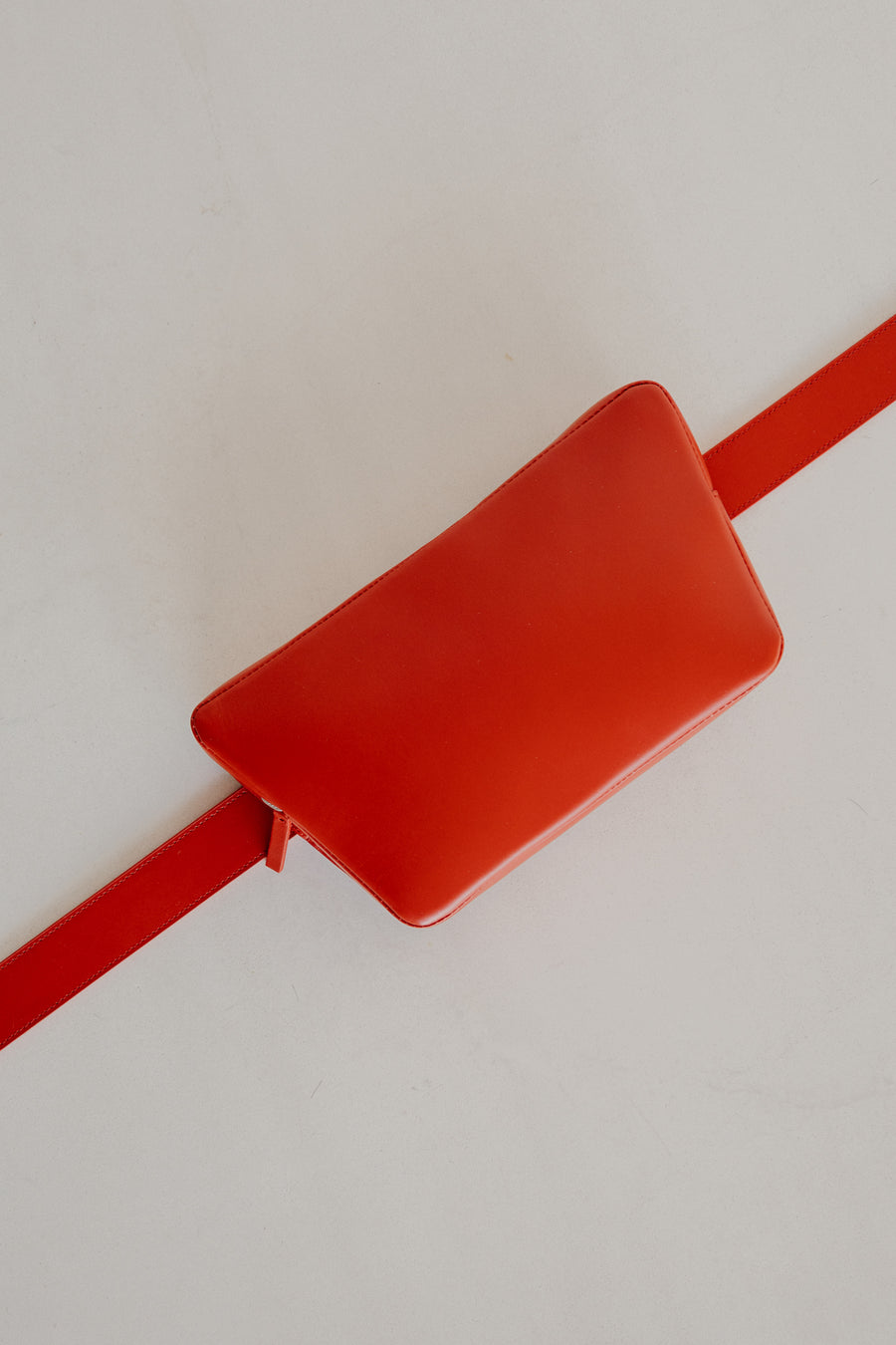 Belt Bag: Belt XL Red Pure + Trapezium Red Pure
