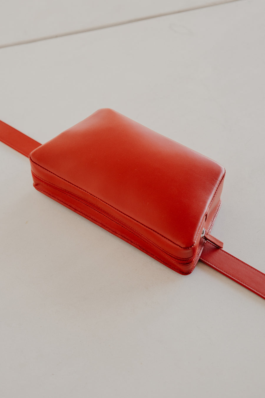 Belt Bag: Belt XL Red Pure + Trapezium Red Pure