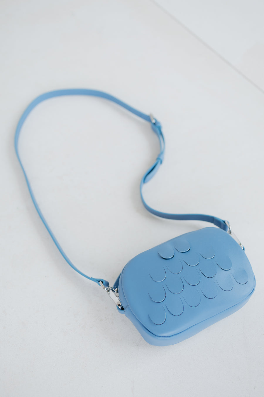 Mini sac ovale | Bleu Ciel Pure
