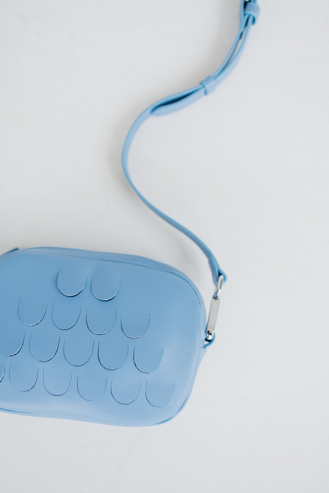 Mini sac ovale | Bleu Ciel Pure
