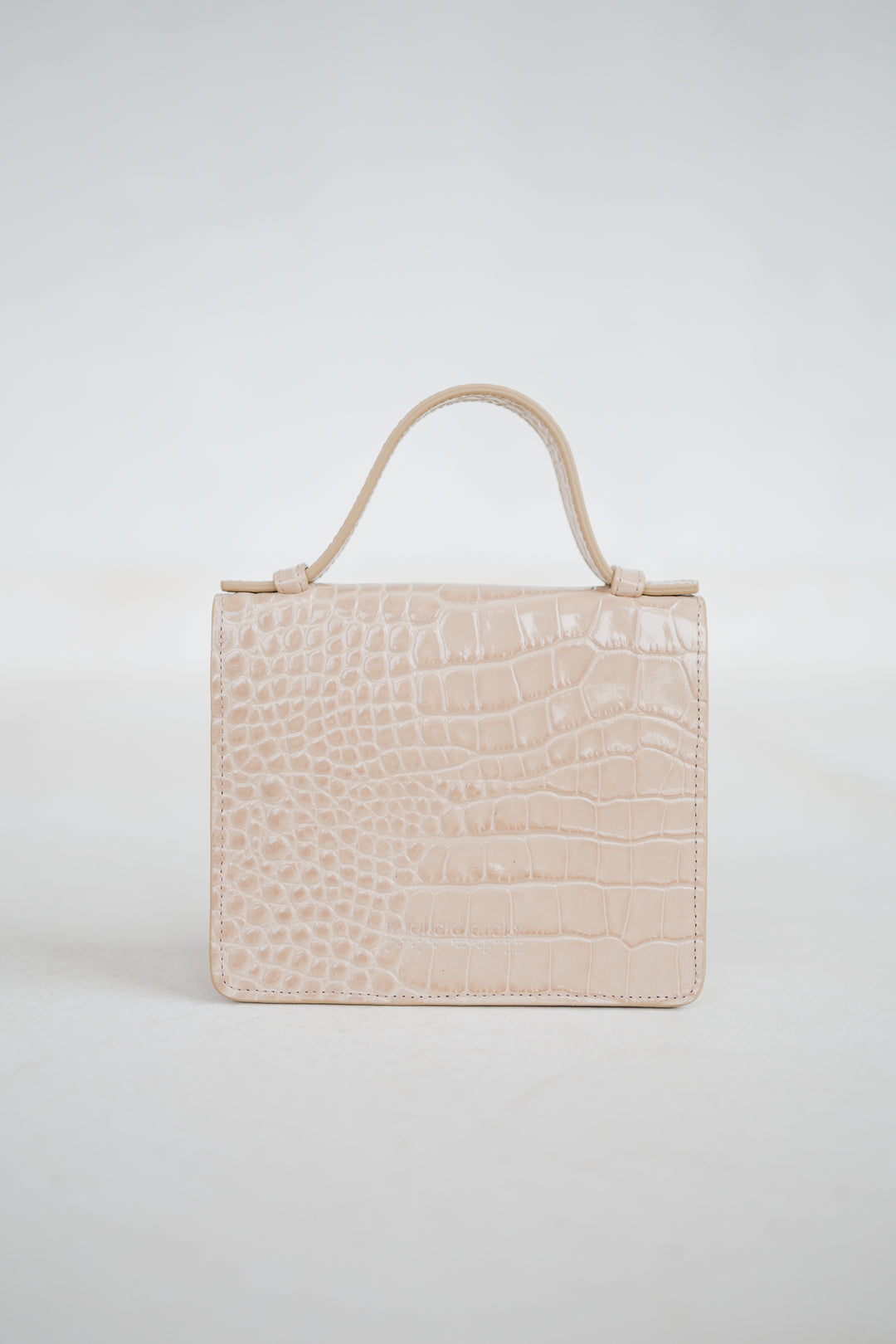 Bridal Collection | Micro Briefcase Blush Croco