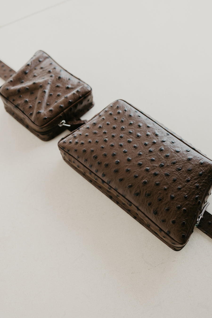 Belt Bag: The Belt XL Etna Struzzo + Trapezium Etna Struzzo + Pastille Belt Etna Struzzo