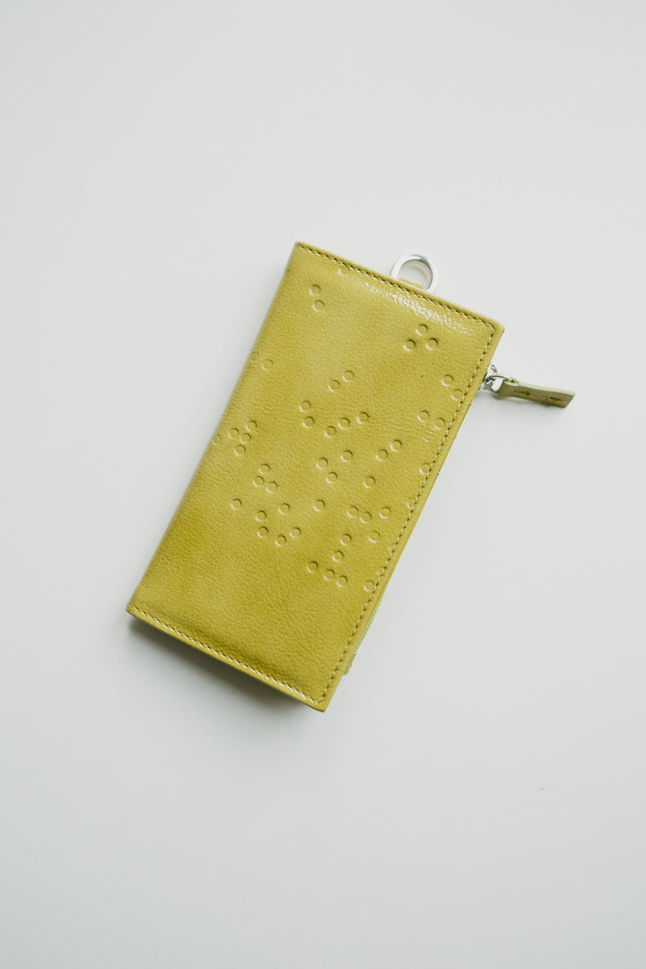Cardholder Zip Dots | Taormina Stone