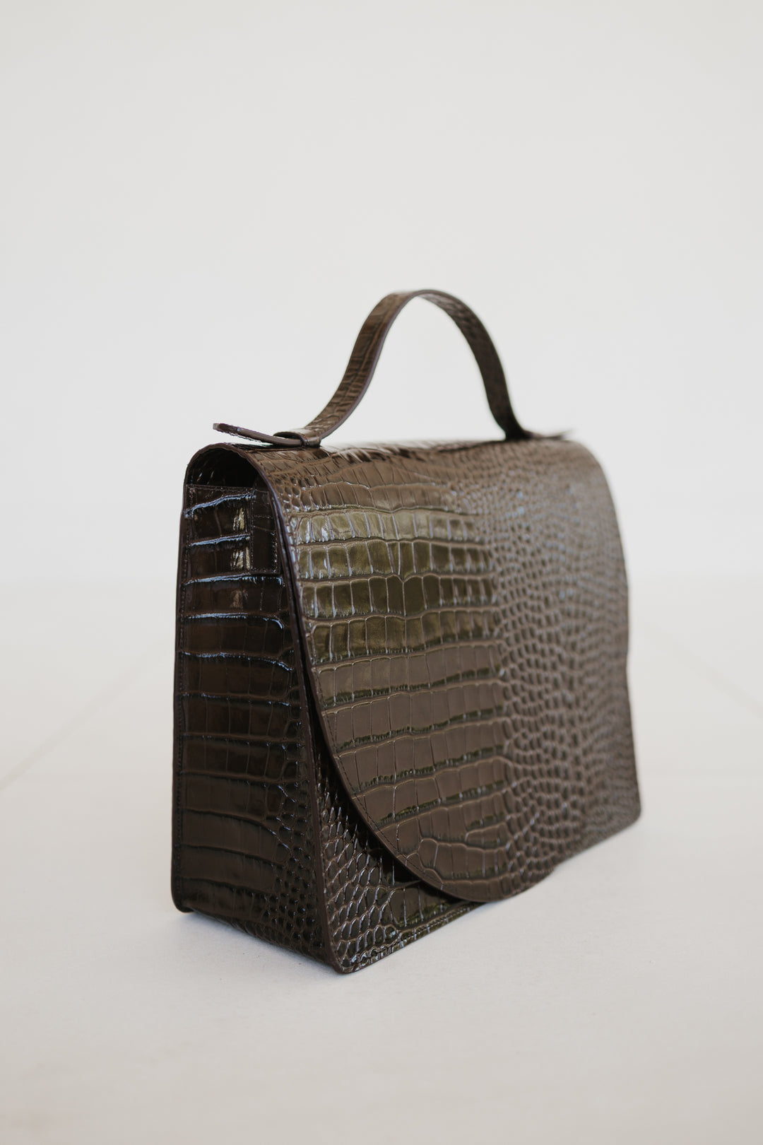 Midi Briefcase 2.0 | Siena Croco