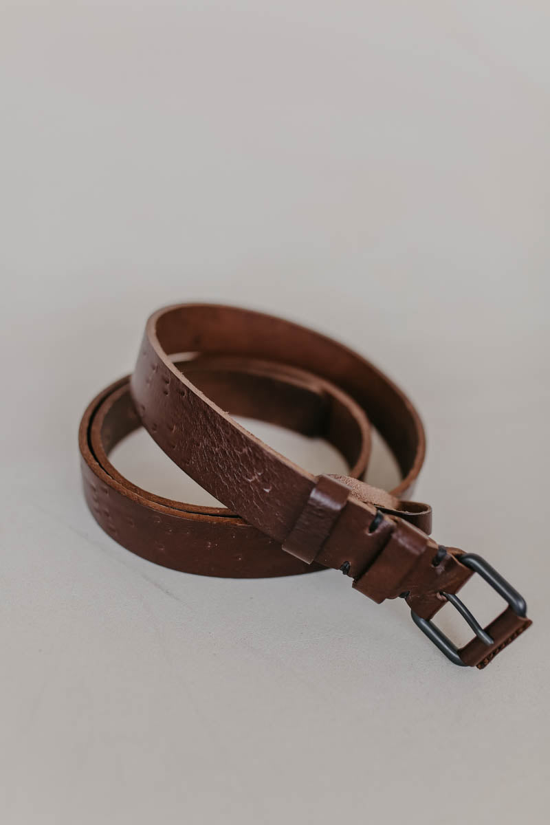 The Man Belt - Dark Cognac
