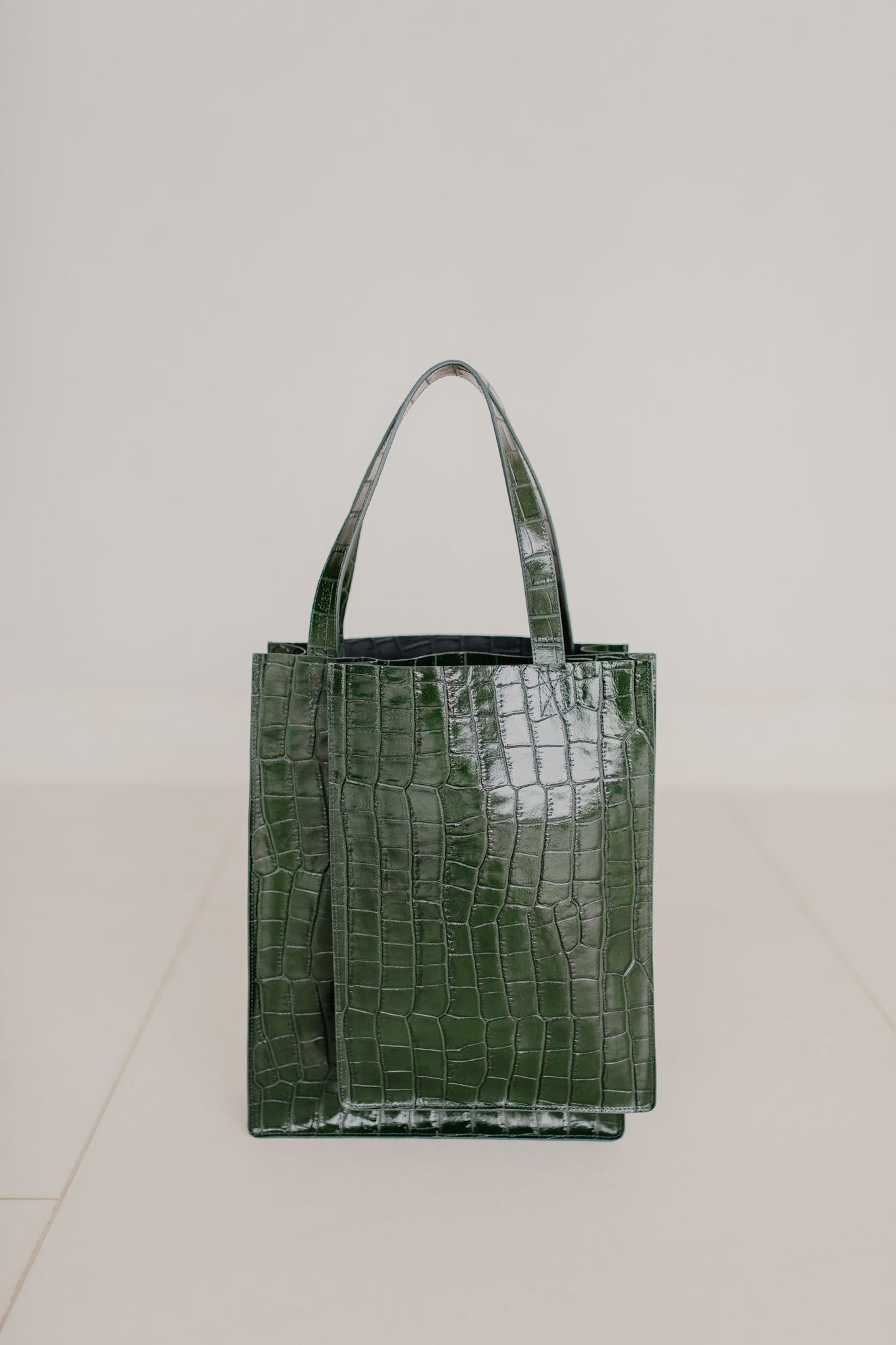 Double Shopper | Forest Croco