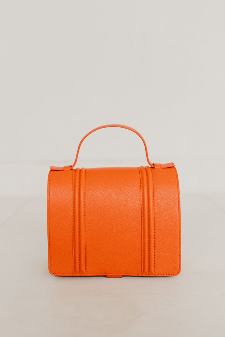Mini Briefcase Doublé | Naranja Structured