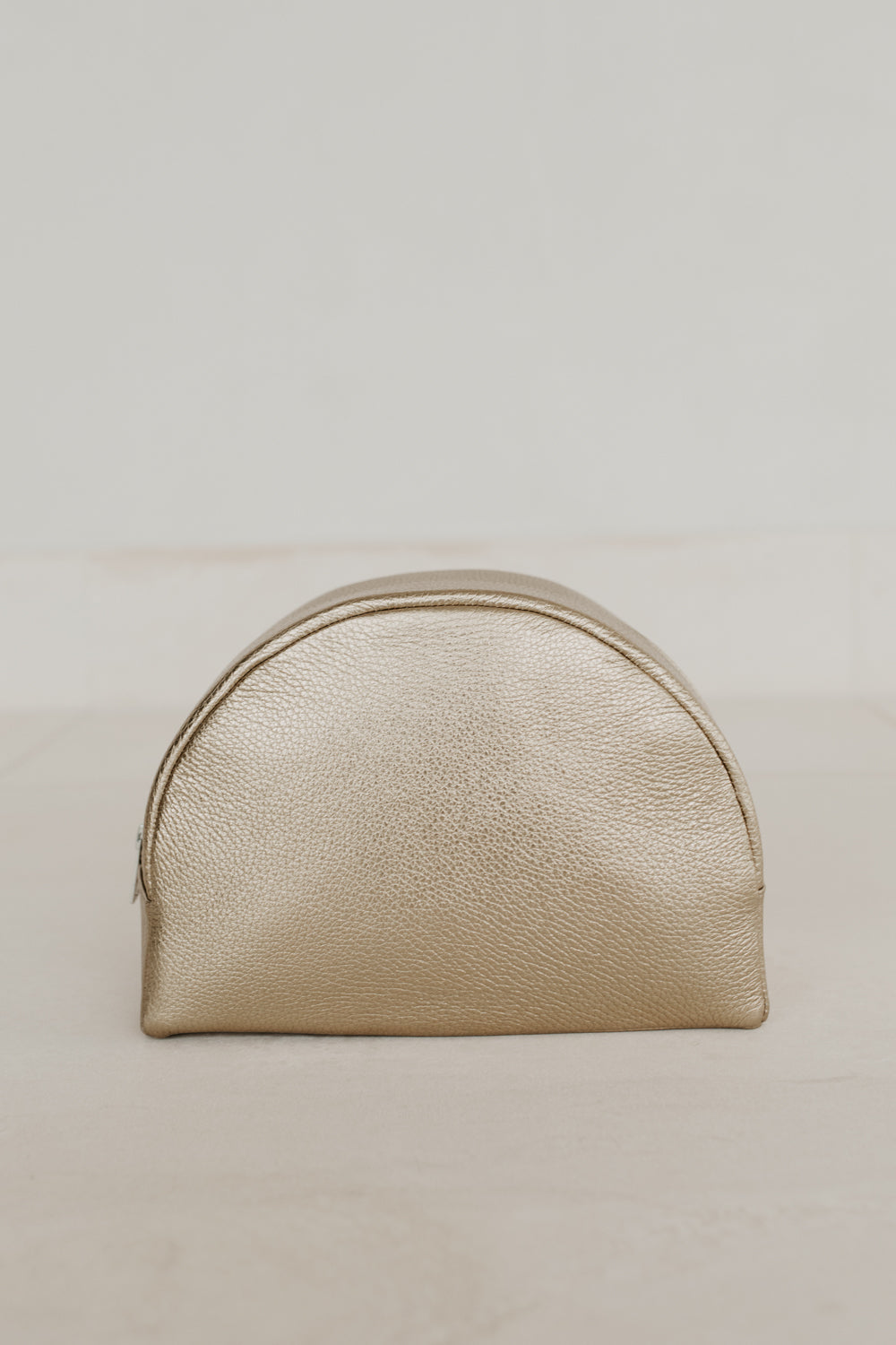 Make-Up Bag | Soft Gold Structured