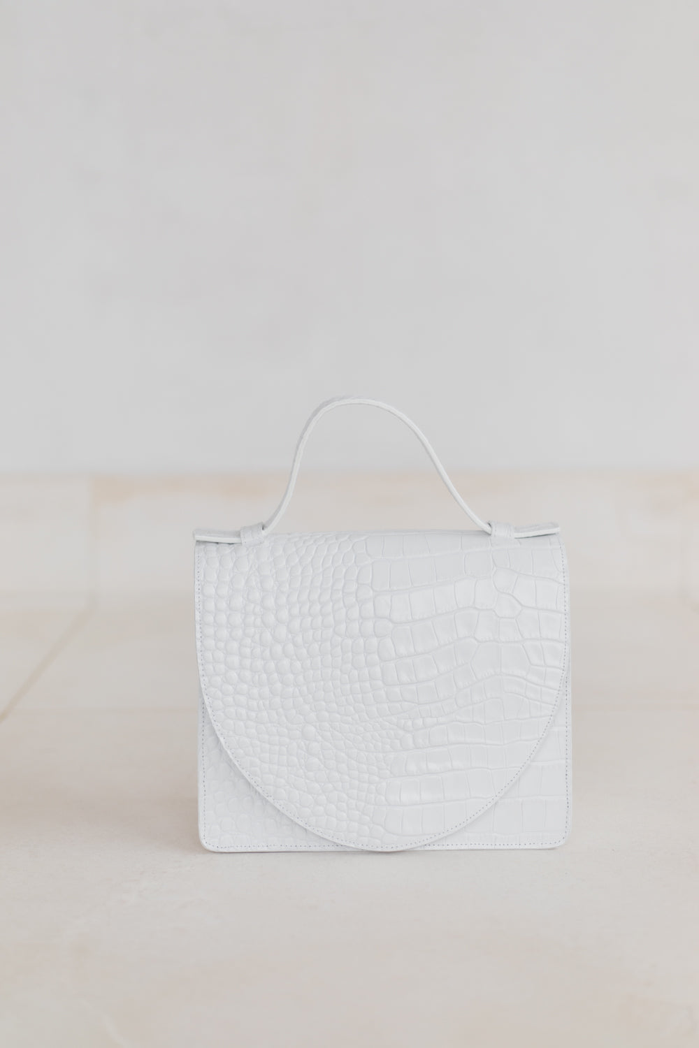 Bridal Collection | Mini porte-documents Very White Croco
