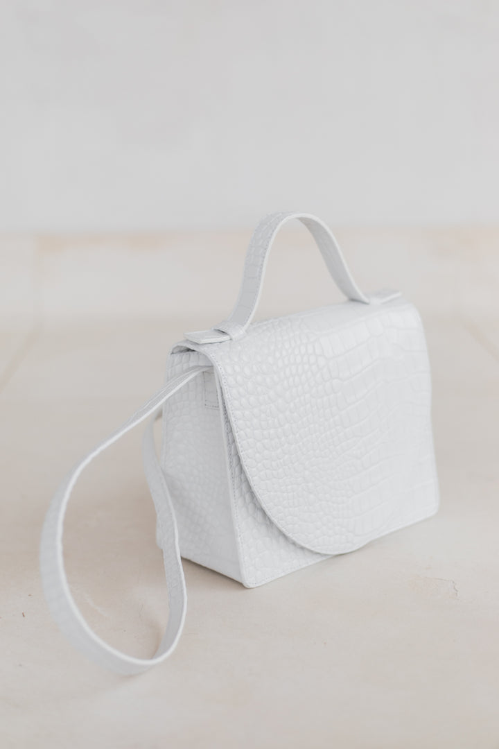 Bridal Collection | Mini porte-documents Very White Croco