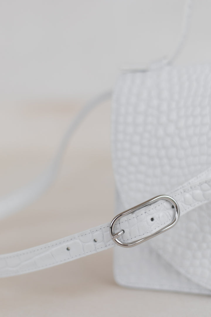 Bridal Collection | Mini porte-documents Very White Croco