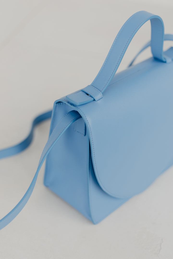 Mini porte-documents | Bleu Ciel Pure