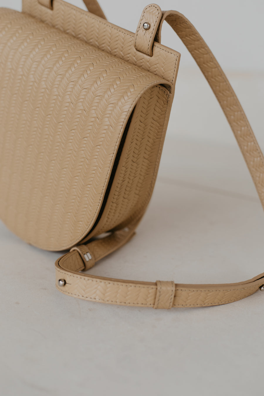 Selle simple | Beige tissé