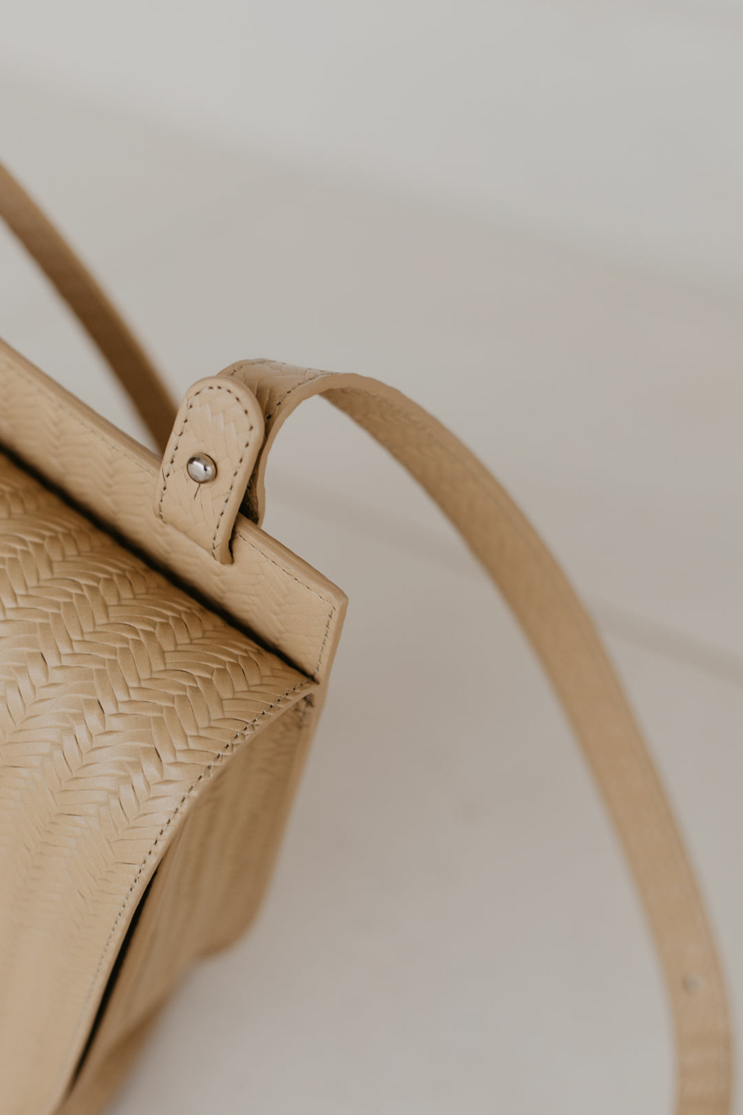 Selle simple | Beige tissé