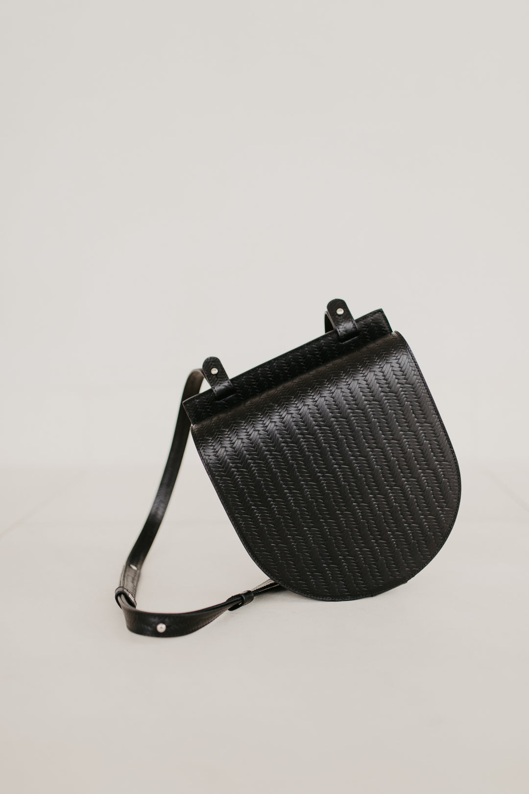 Selle unique | Noir tissé
