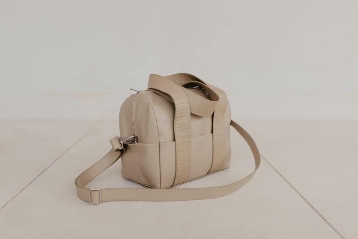 Mini sac bowling | Beige / Woven
