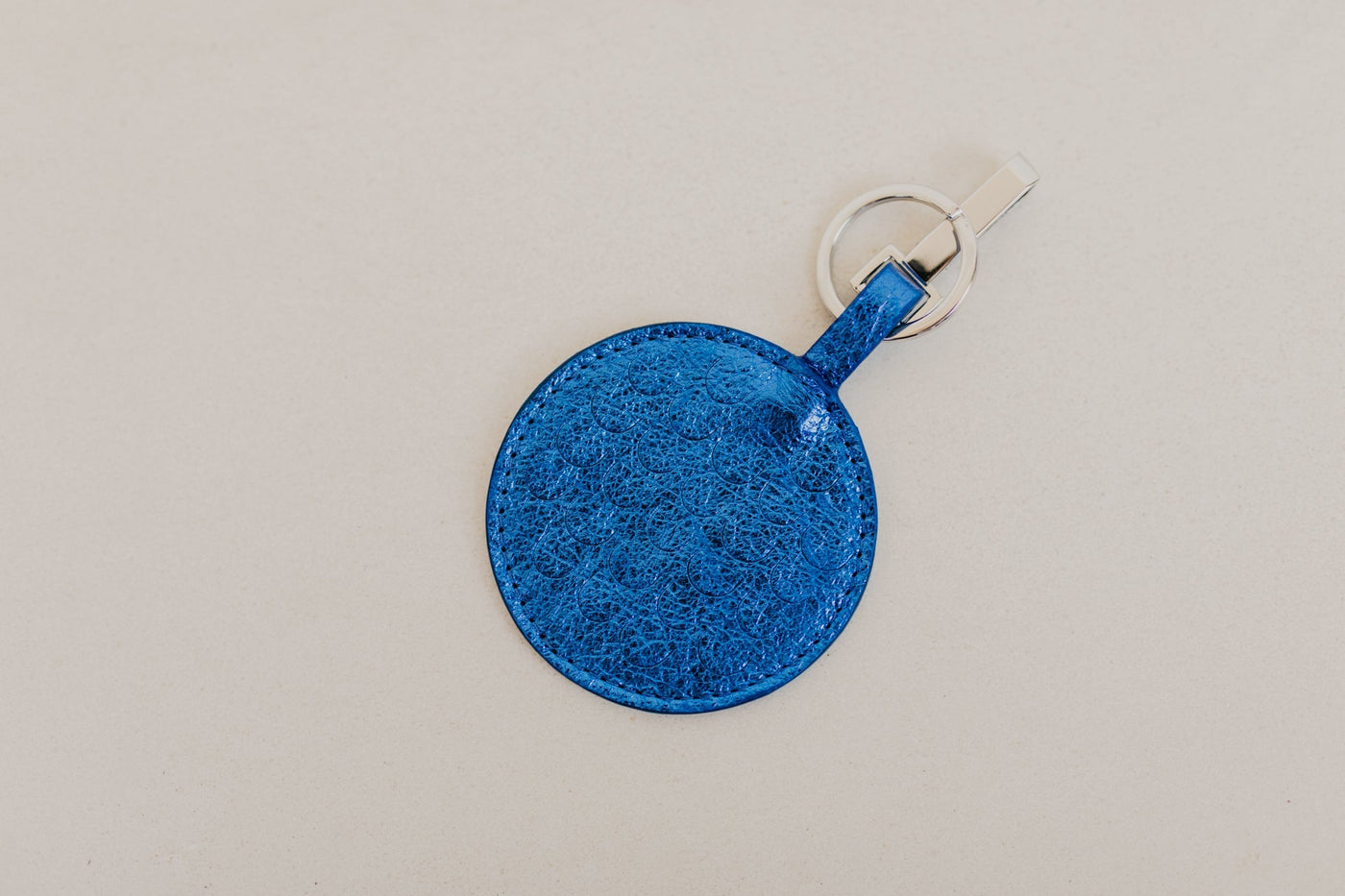 Porte-clés écailles | Bleu Shimmer