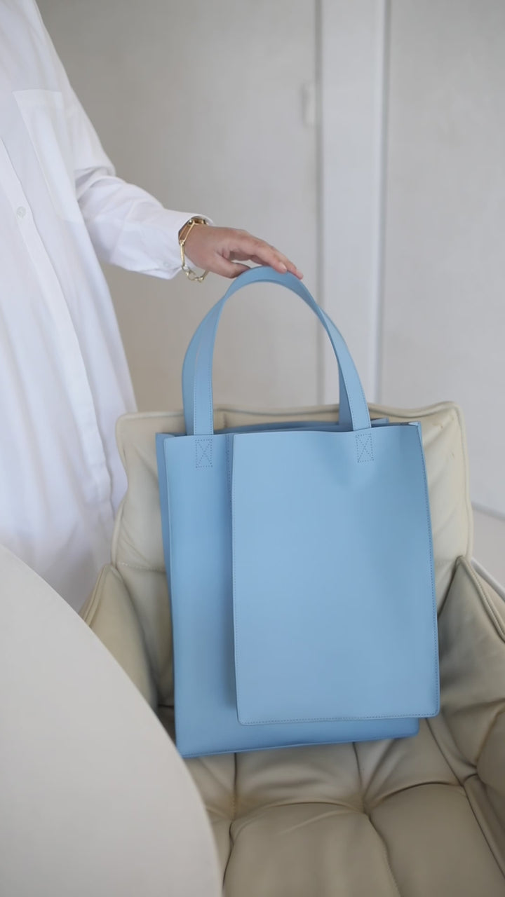 Double Shopper | Bleu Ciel