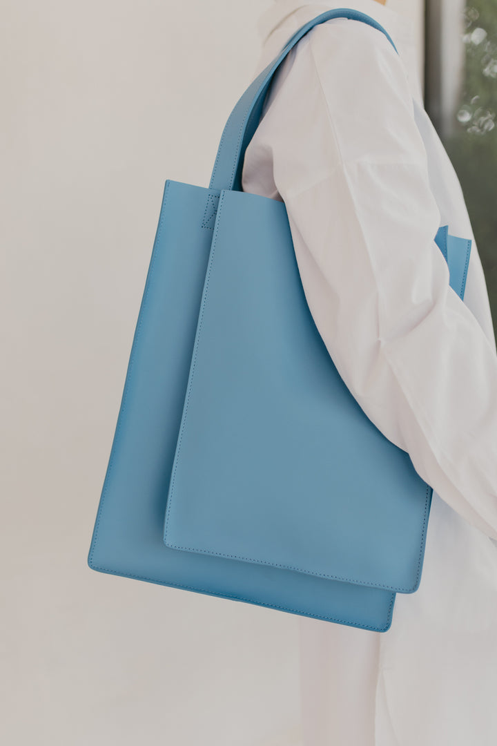 Double Shopper | Bleu Ciel