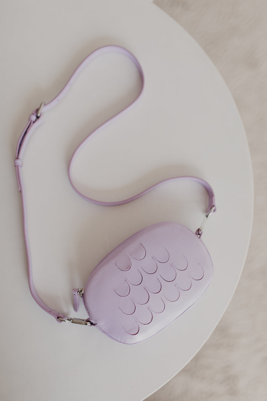Mini-sac ovale | Lila Shimmer