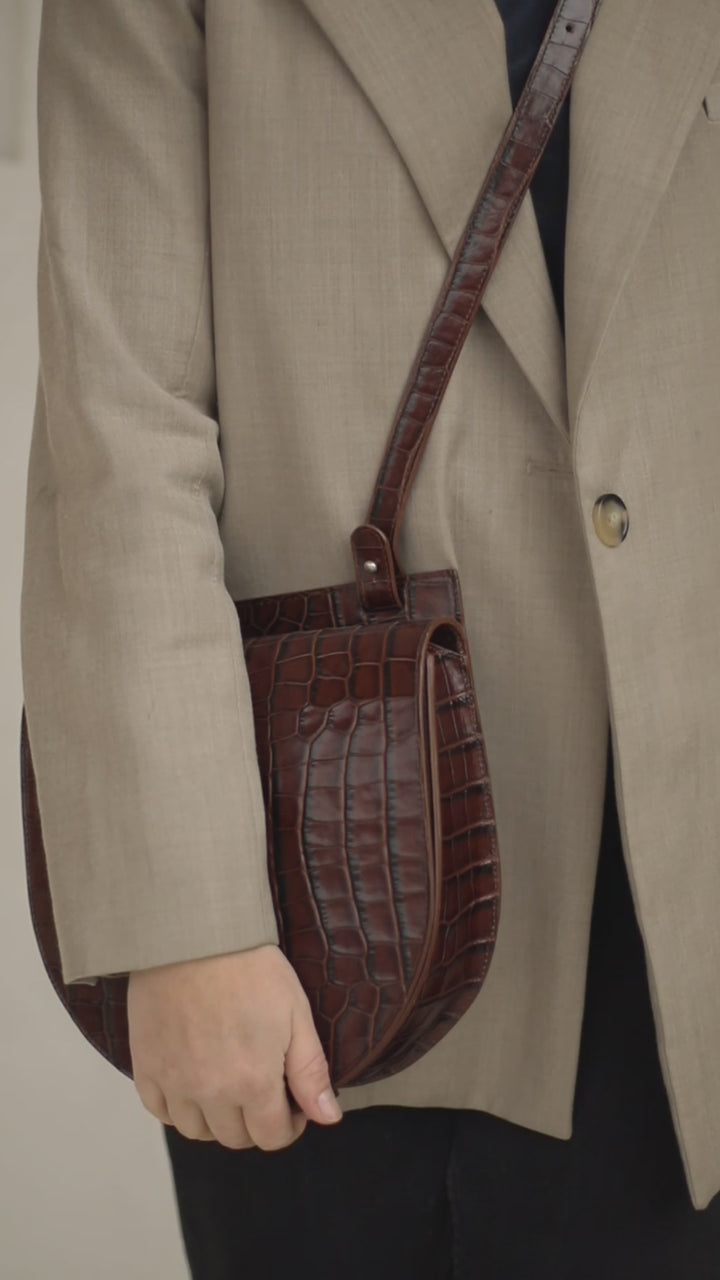 Selle unique | Chocolat Croco
