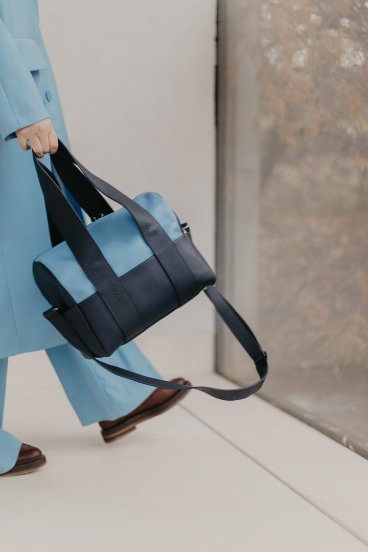 Mini Bowling Bag | Marine / Bleu Ciel