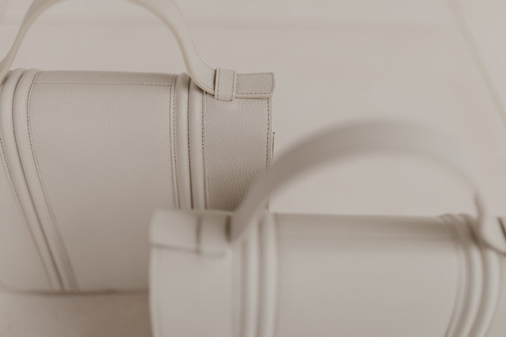 Mini Briefcase | Doublé White Structured