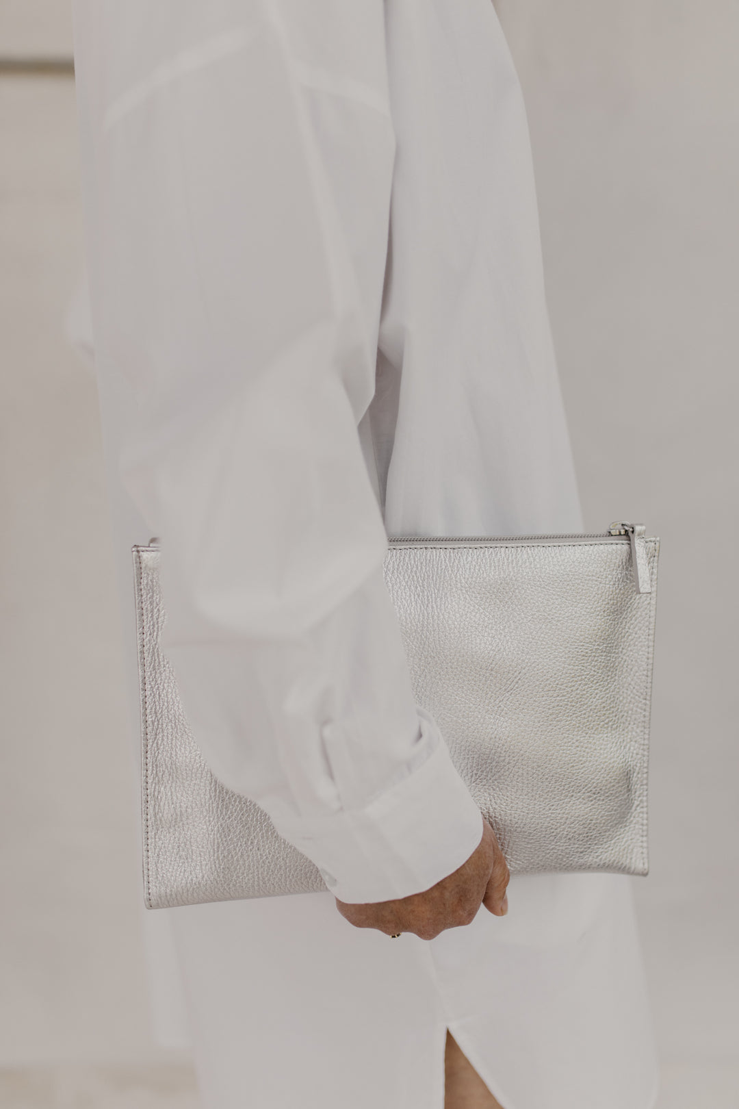 Bridal Collection | Zip Clutch Zilver