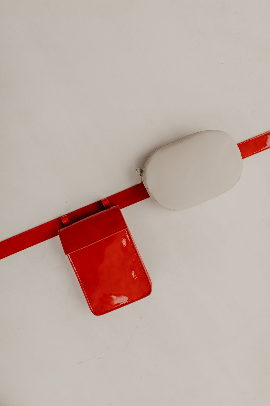 Belt Bag: Belt XL Lips + Rectangle Lips + Oval Sand
