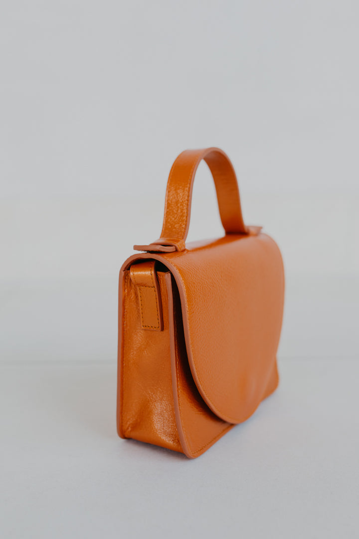 Micro Briefcase | Orange Stone