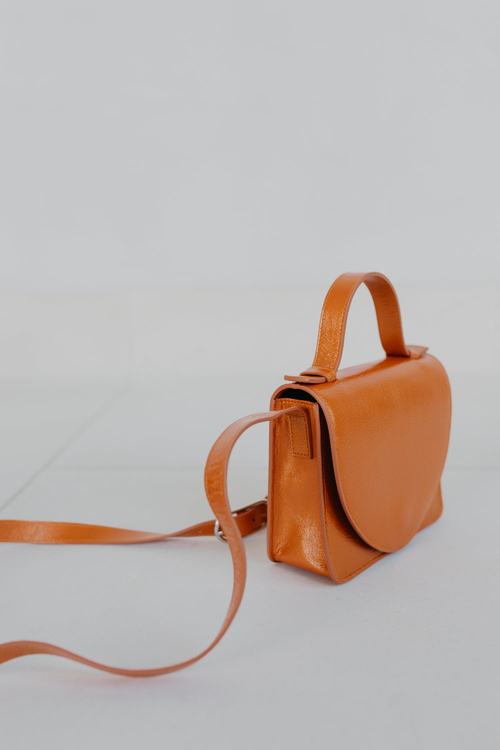 Micro Briefcase | Orange Stone