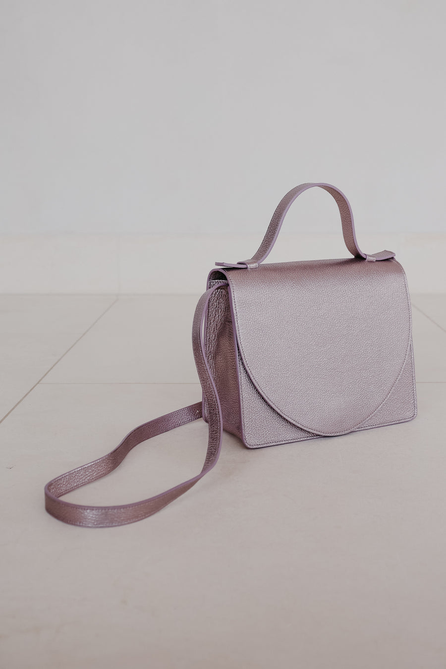 Mini Briefcase | Violet Shimmer