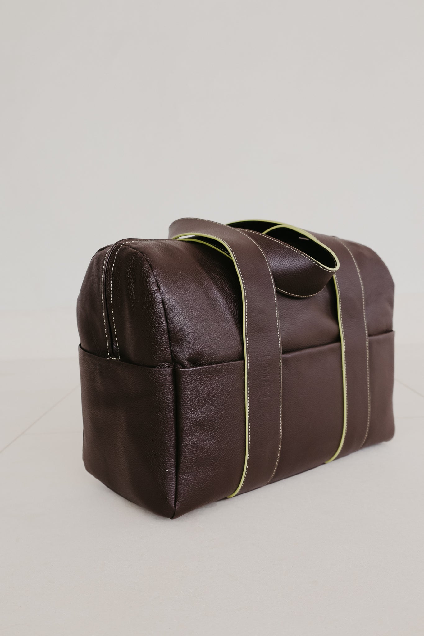 Bowling Bag XL | Stitched Tricolor Ebony / Lime Structured