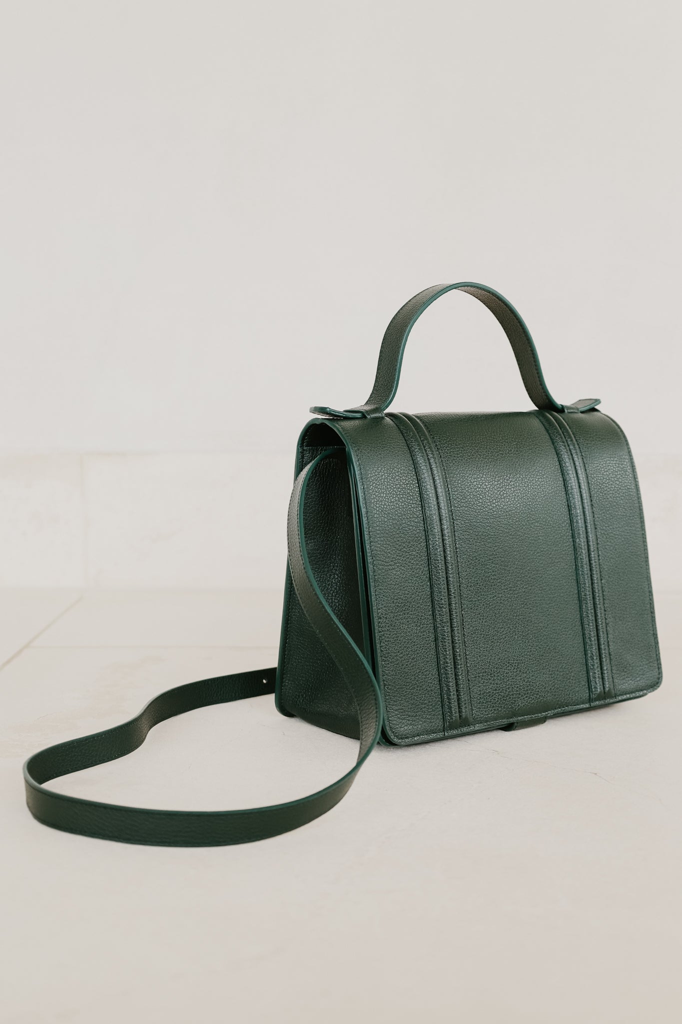 Mini Briefcase Doublé | Forest Structured