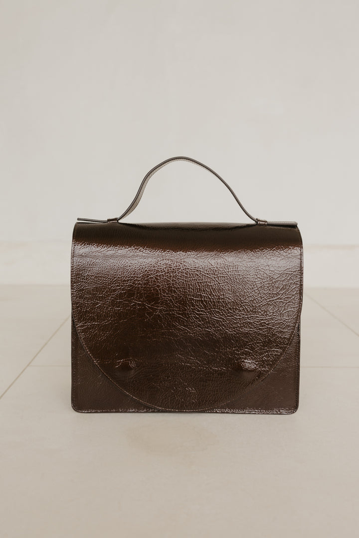 Midi Briefcase 2.0 | Chocolate Stone