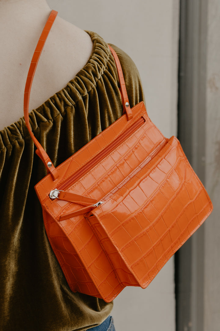 Dubbele etui | Naranja Croco