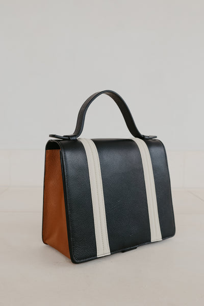 Mini Briefcase Doublé | Tricolor Structured