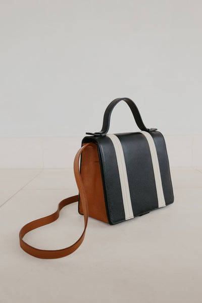 Mini Briefcase Doublé | Tricolor Structured