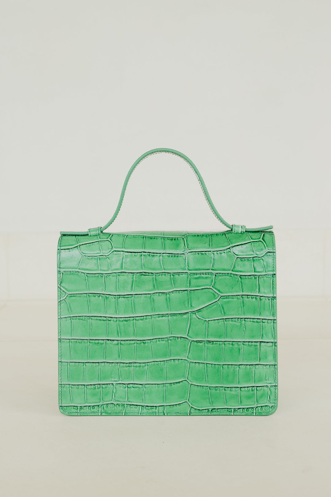 Mini Briefcase | Grass Croco