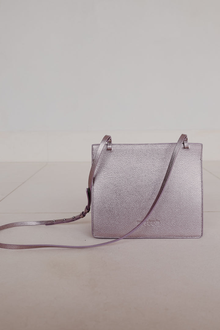 Bridal Collection | Double Pouch Violet Shimmer