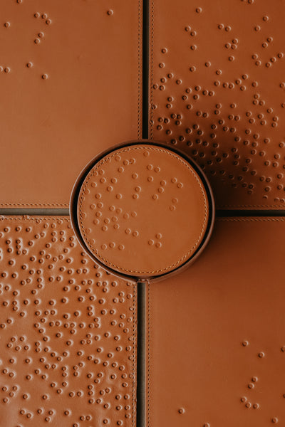 Coaster Set (10) Dots | Cognac