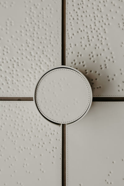 Coaster Set (10) Dots | White