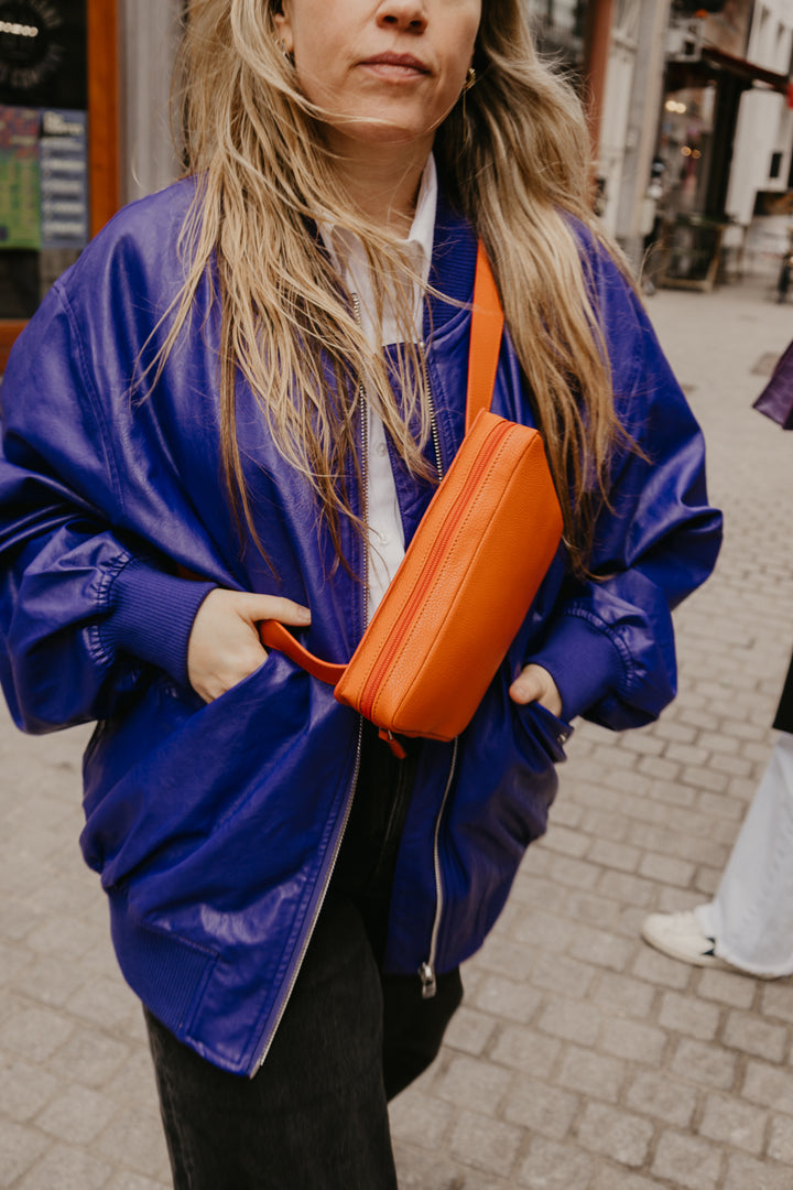Belt Bag: Belt XL Naranja Structured + Trapezium Naranja Structured