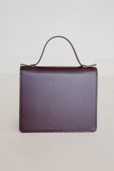 Mini Briefcase | Burgundy Pure