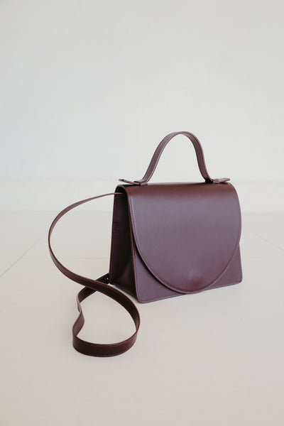 Mini Briefcase | Burgundy Pure