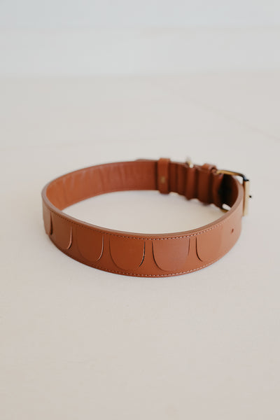 Collar Scales | Dark Cognac