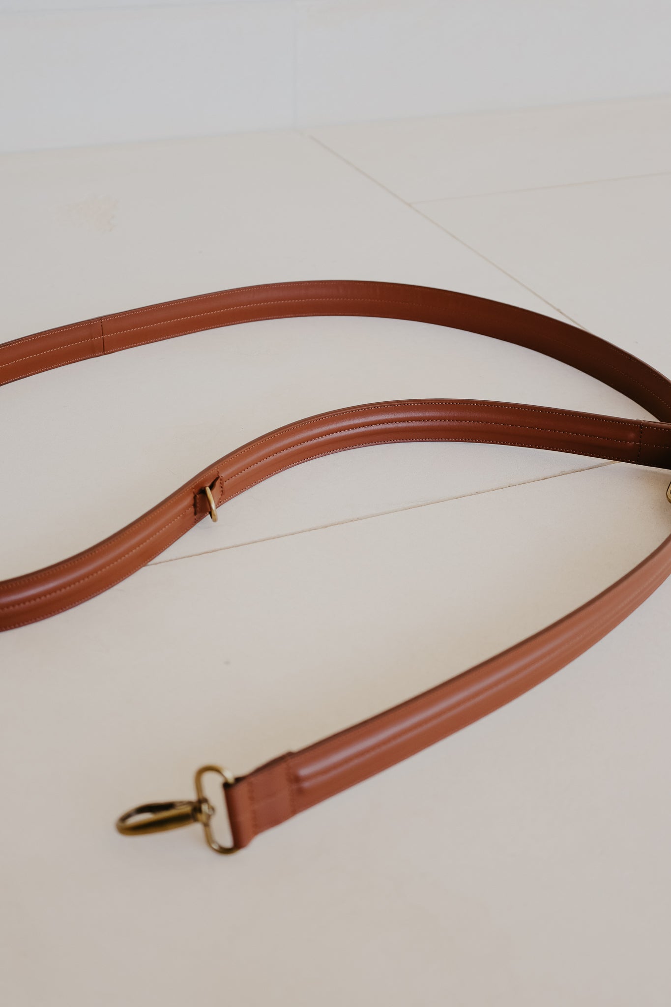 Leash Doublé | Dark Cognac