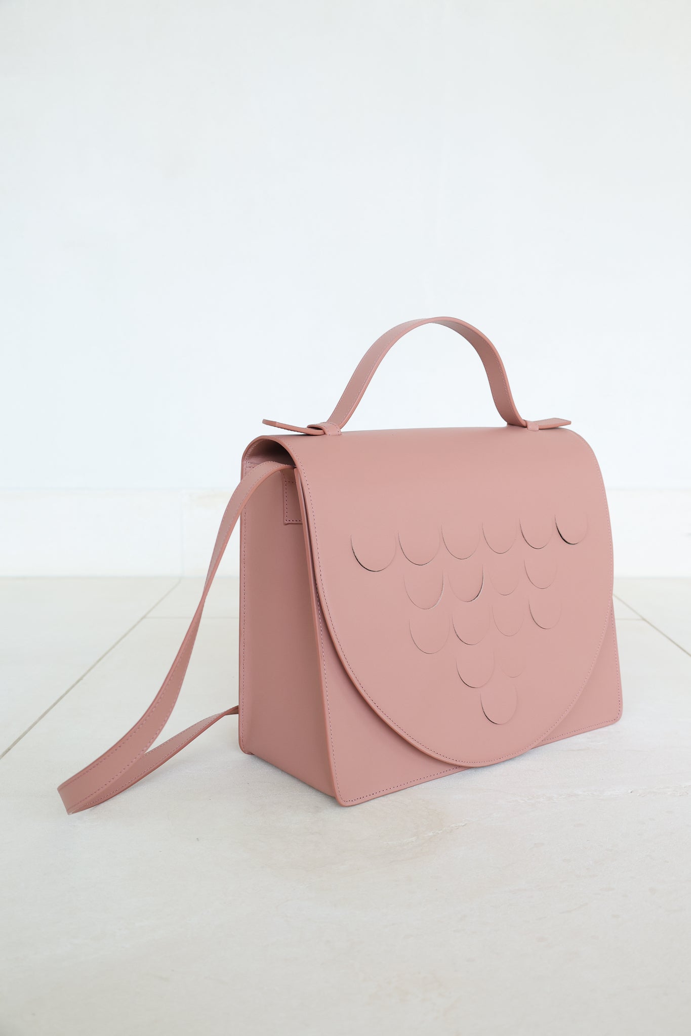 Midi Briefcase 2.0 Scales | Rose Pure